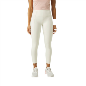 Sweaty Betty Super Sculpt Legging 7/8 Length Off White Pockets Size Small